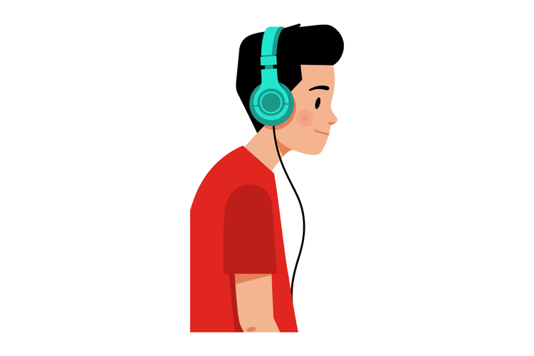 Listening To Music Clipart Image 24
