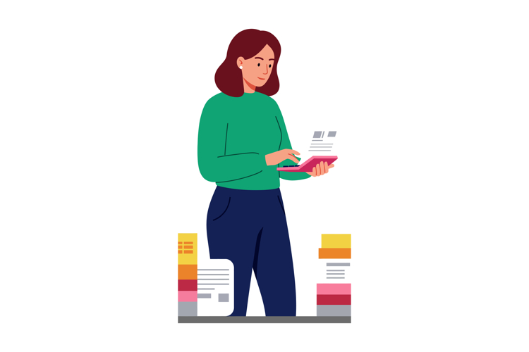 Reading Illustration Image 12