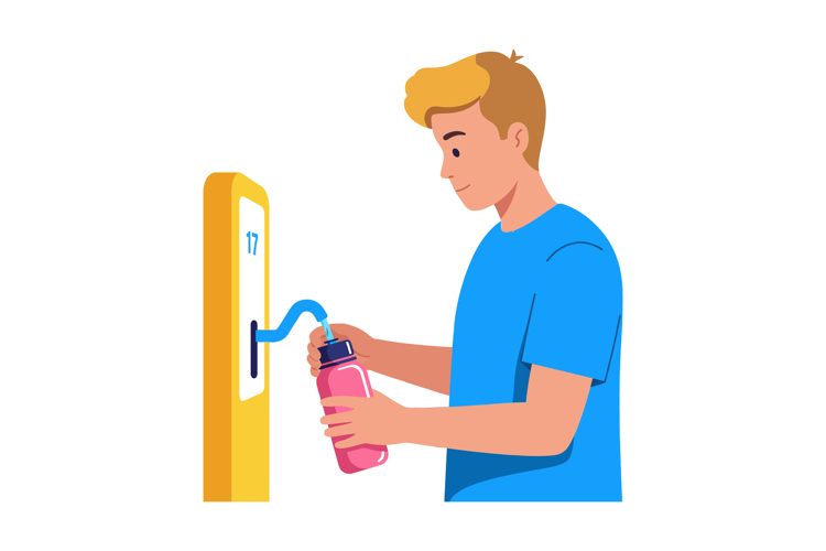 Water Bottle Clipart Image 2