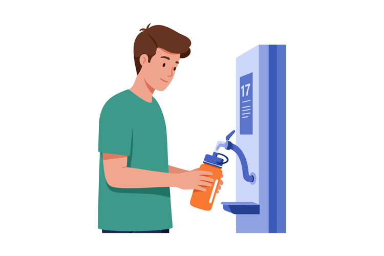 Water Bottle Clipart Image 17