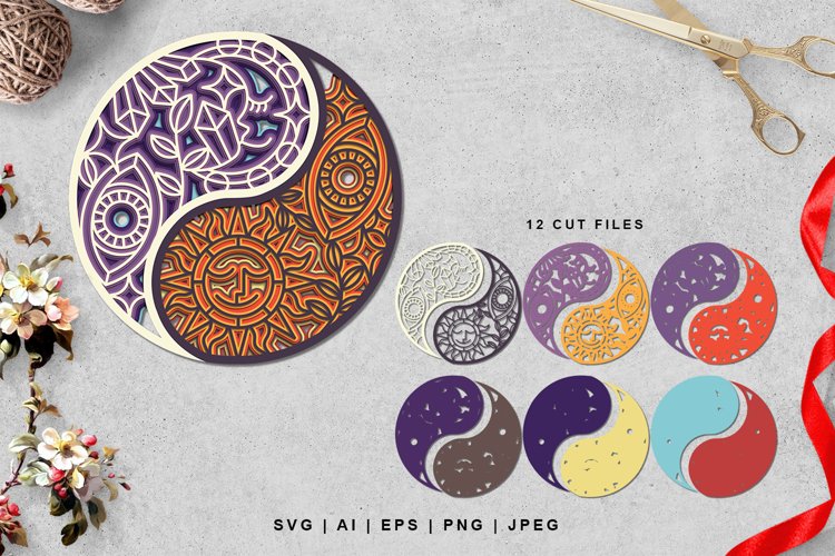 Yin Yang Clipart Image 24