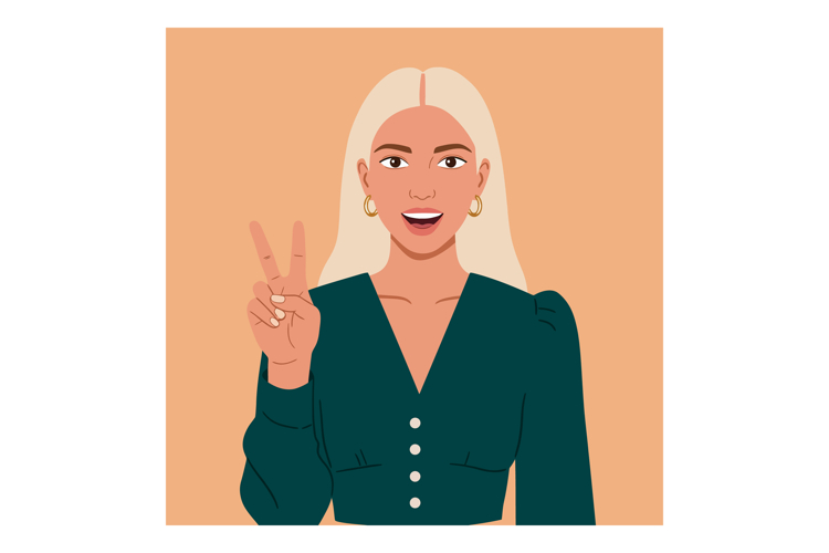 Peace Sign Clipart Image 16
