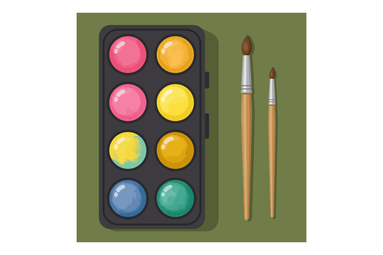 Paint Palette Clipart Image 16