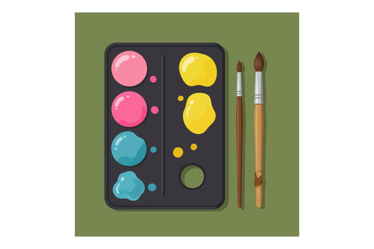 Art Palette Clipart Image 2