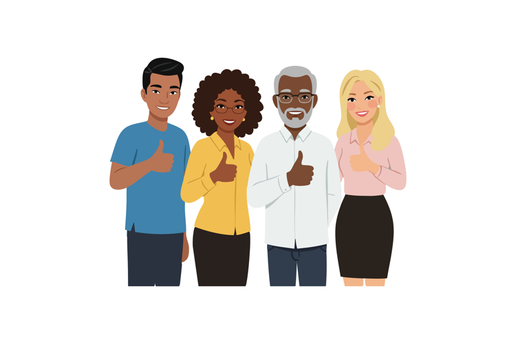 Group Of People Clipart Image 3