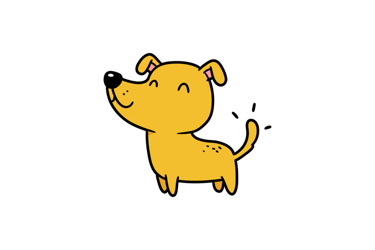 Simple Dog Clipart Image 24