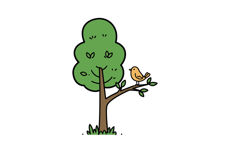 Simple Tree Clipart Image 14