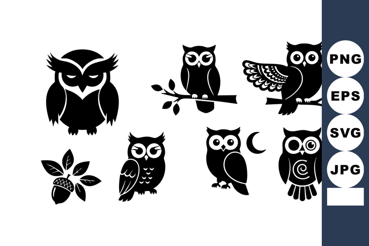 Owl Silhouettes Image 17