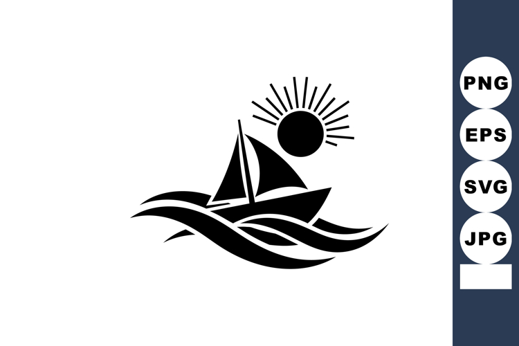 Sailboat Clipart Image 4