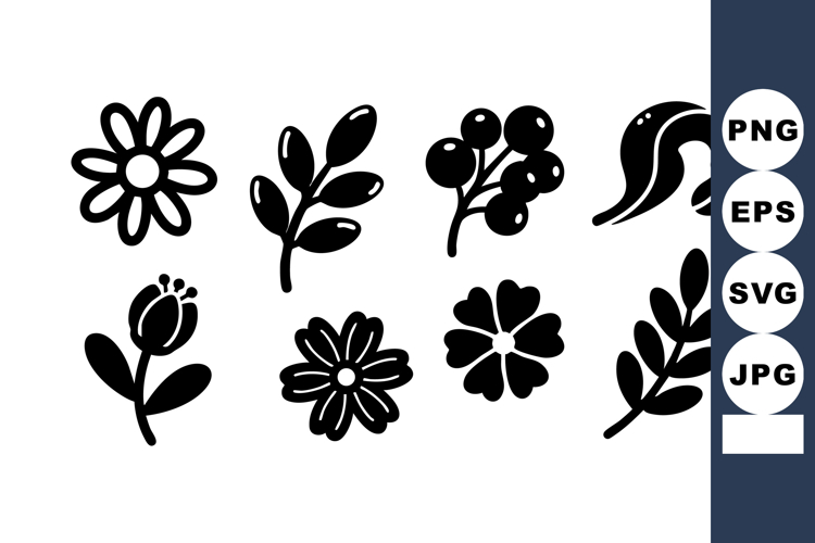 Flower Silhouette Image 10