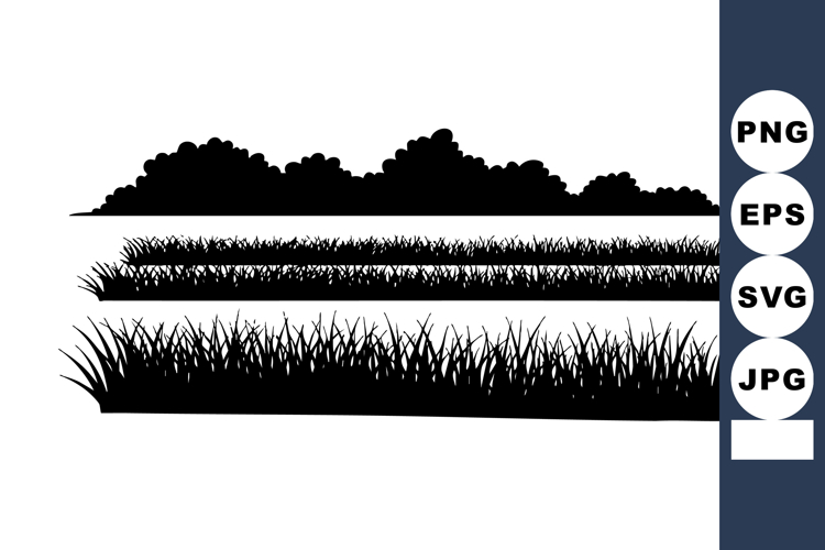 Grass Silhouette Image 4