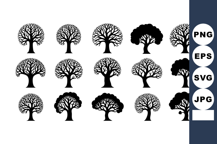 Trees Vector Image 6