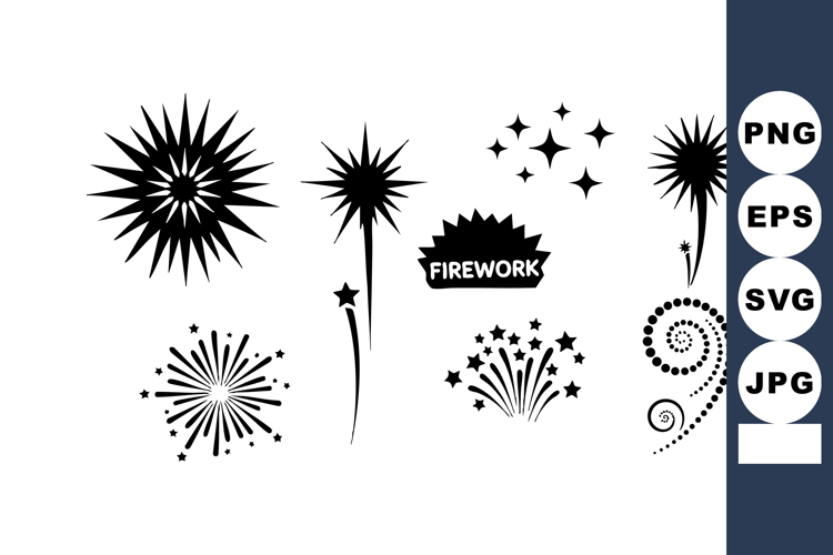 Fireworks Vector Image 13