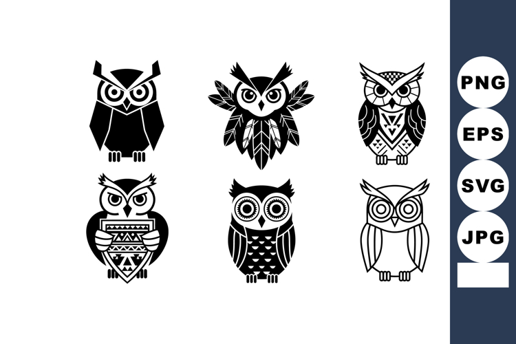Owl Vector Image 24