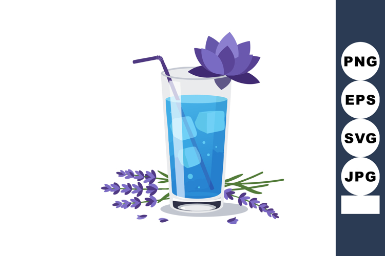 Purple Flower Clipart Image 8