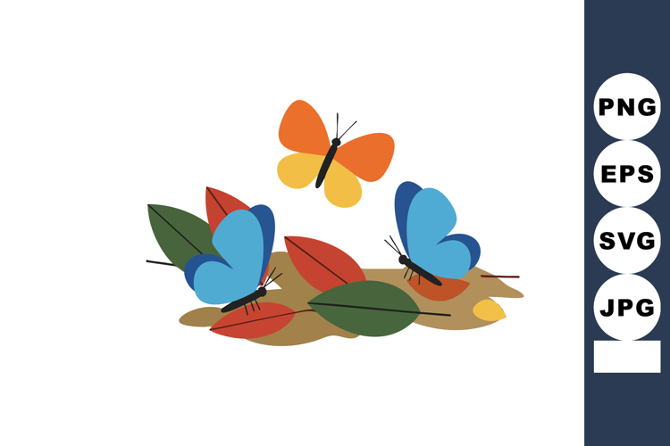 Fallen Leaves Clipart Image 18