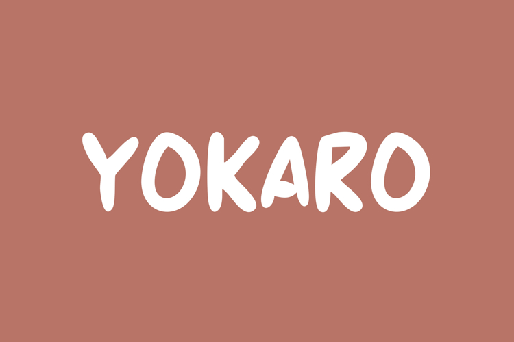 Yokaro Playful Handwritten Font