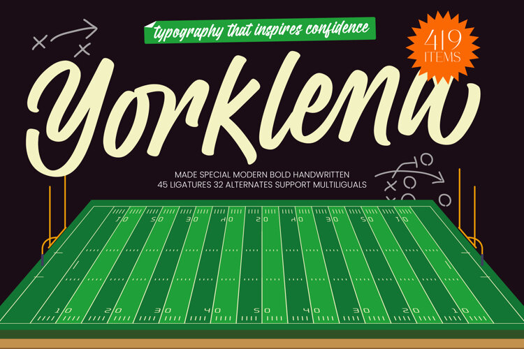 Yorklend - Modern Bold Handwritten example image 1