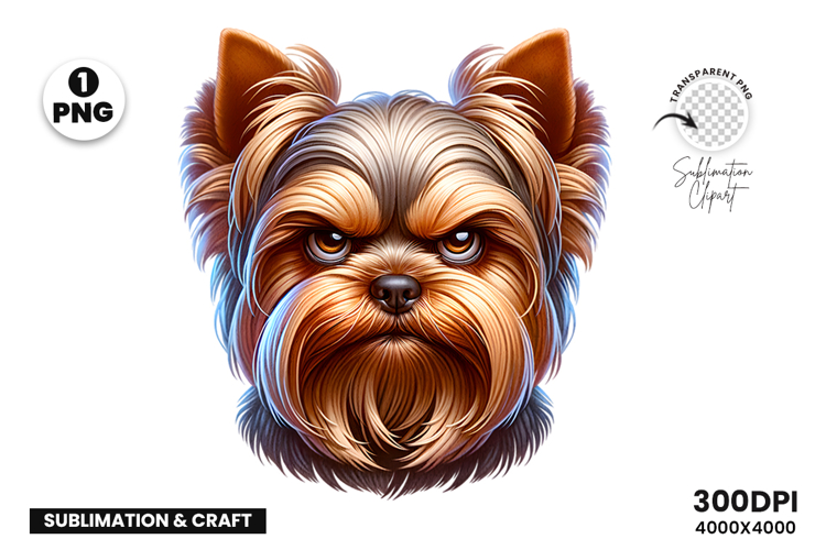 yorkie png, dog clipart, cute pet png, dog sublimation, pet lover gift, animal png, puppy design, dog shirt design, printable clipart, pet artwork