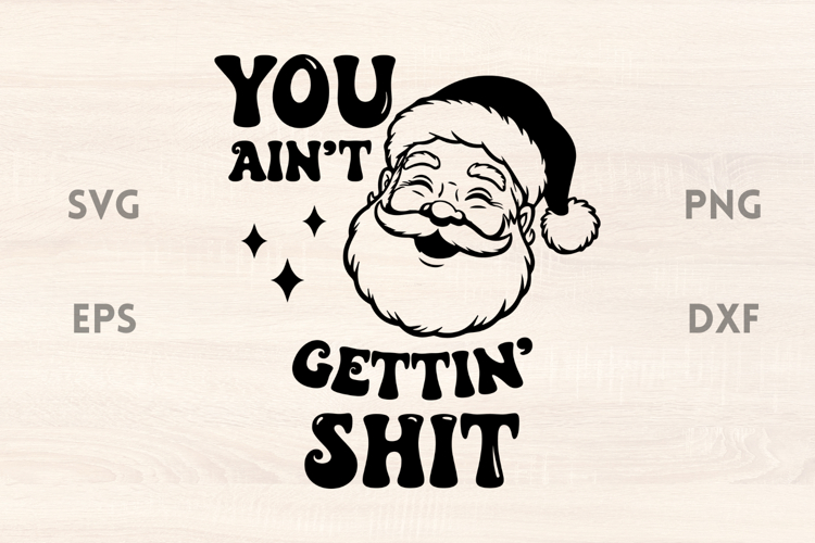 Sarcastic Santa Quote SVG