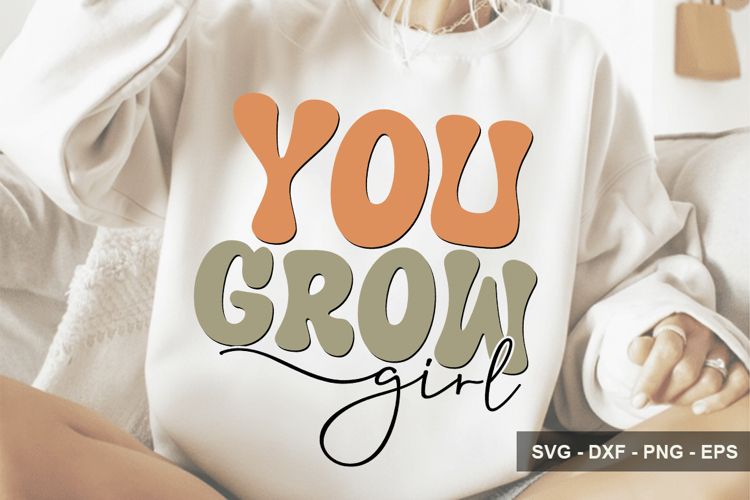You Grow Girl - Inspirational Design example image 1