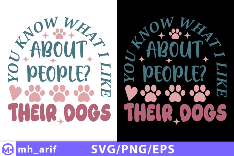 You Know What I Like About People SVG PNG T-shirt Design