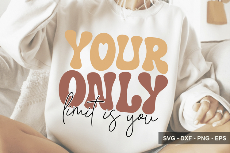 Your Only Limit Is You - Inspirational Design example image 1