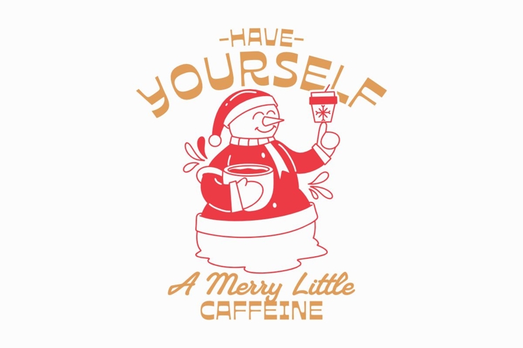 Have Yourself a Merry Little Caffeine T-shirt Coffee