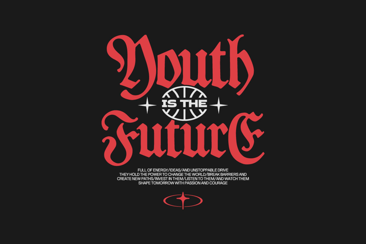 Youth Urban Typography Streetwear T-shirt Design