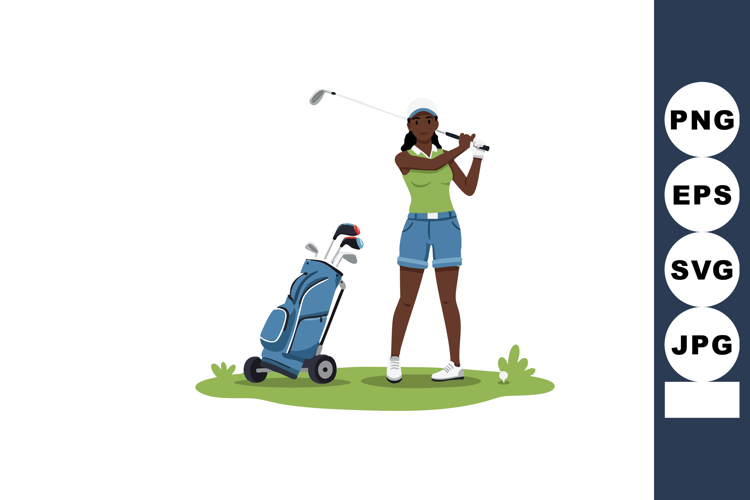 Golf Bag Clipart