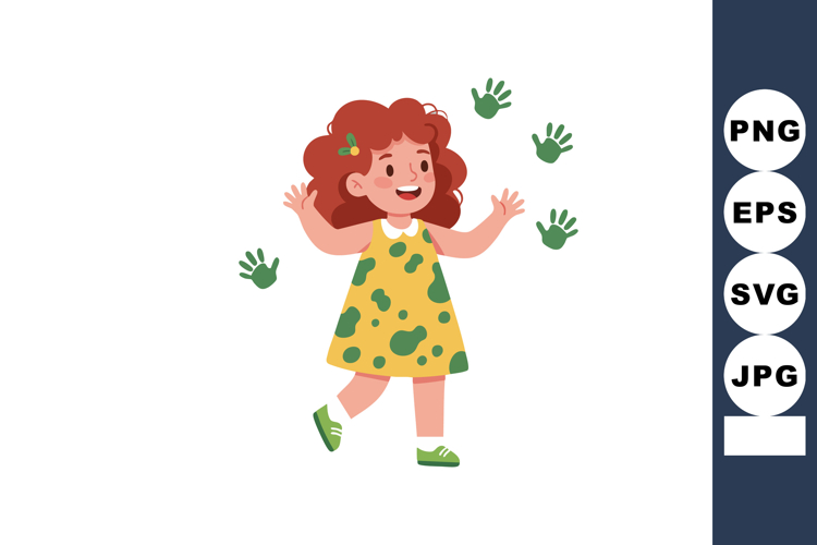Curly Hair Clipart Image 4