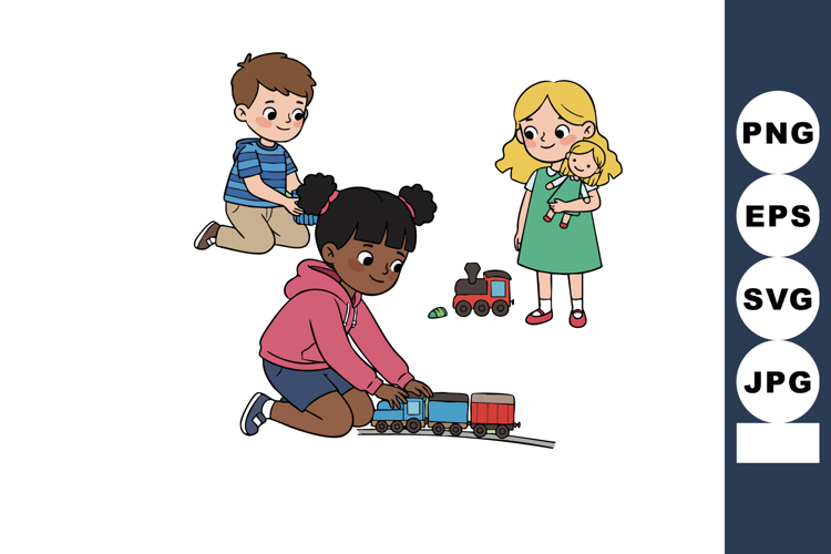 Train Clipart Image 3