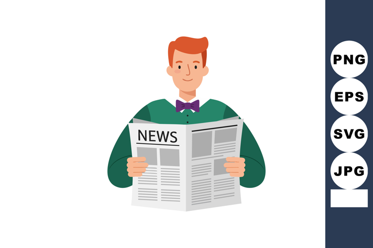 Newspaper Clipart Image 4