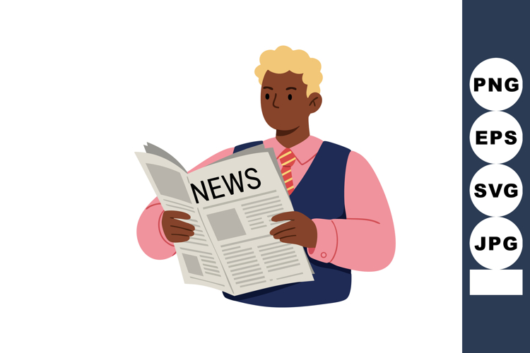 Newspaper Clipart Image 3