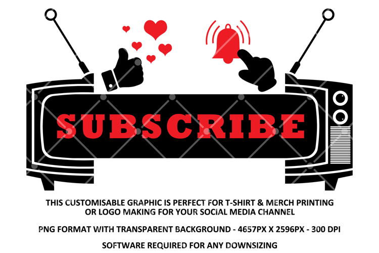 Subscribe Social Media Television Png