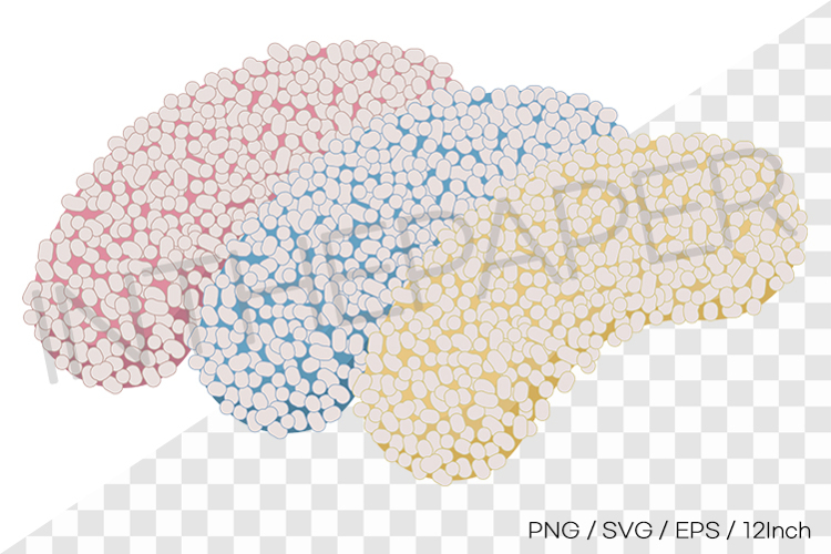 Rice powder coated yugwa puff PNG SVG Korean snack clipart