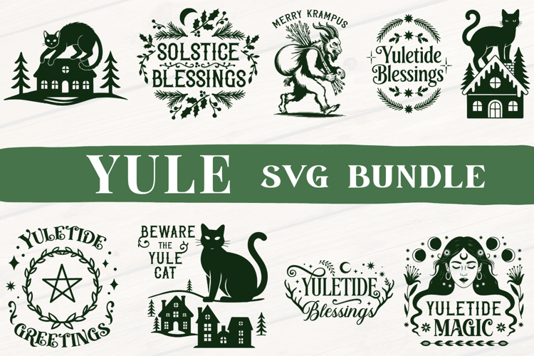 Yule SVG Bundle - 9 items