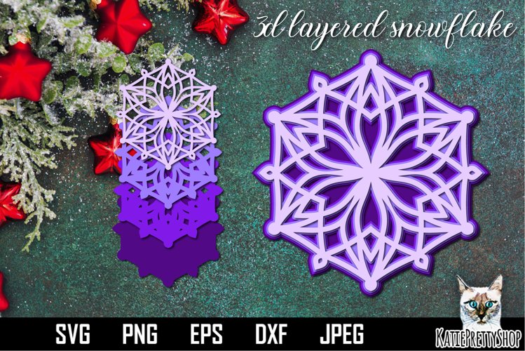 3D Christmas SVG Image 10