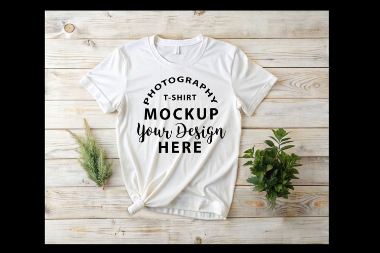 White Tshirt Mockup Image 10
