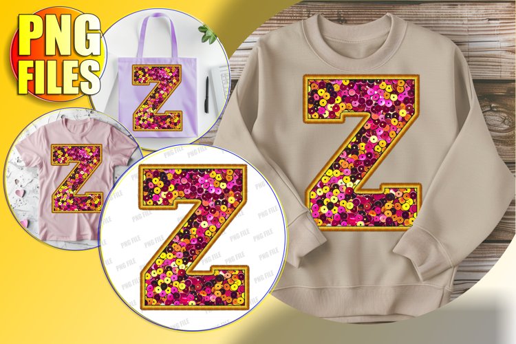Z Doodle Letter Style Print Merry Winter Character!