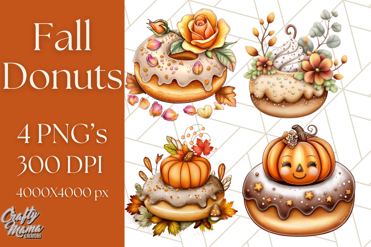 Cute Donut Clipart Image 14