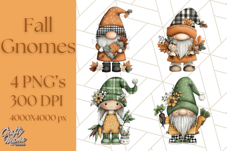 Thanksgiving Gnome Clipart PNG Cute Fall Gnomes, Gnome Png