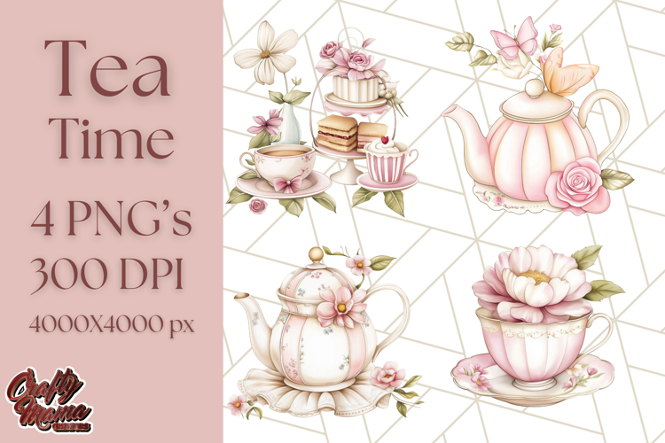 Teapot Clipart Image 9