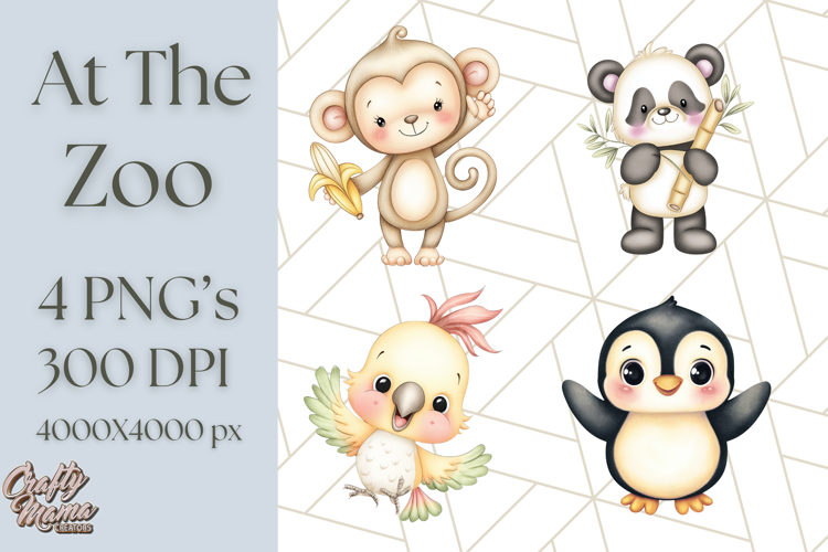 Zoo Animals Clipart Image 12