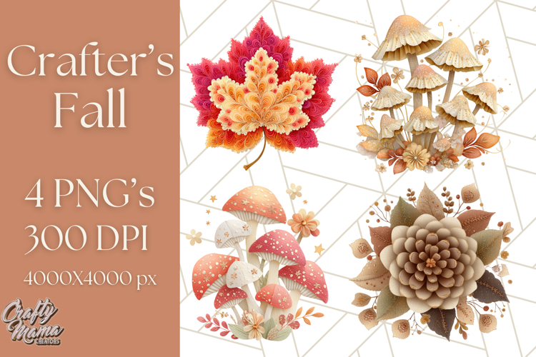 Cozy Fall Clipart PNG Autumn Cozy Elements