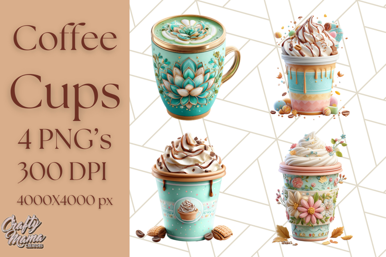 Cute Coffee Cup Clipart Image 15