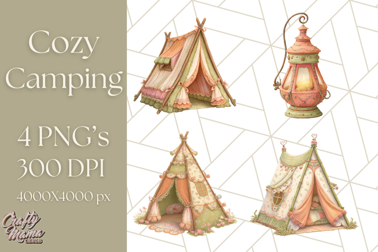 Camping Icons Clipart PNG, Adventure Outdoors Clip Art