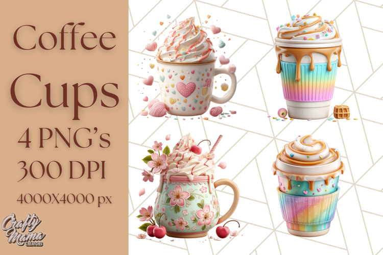 Cute Coffee Cup Clipart Image 14