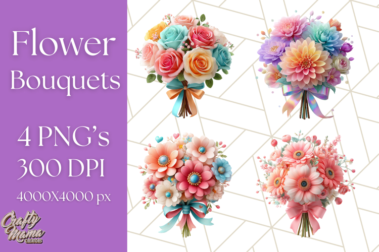Flower Bouquet Clipart Image 20