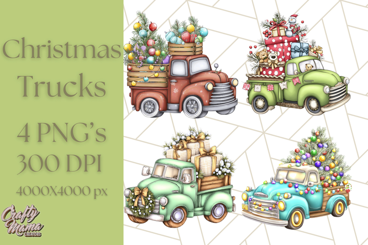 Vintage Truck Clipart Image 9